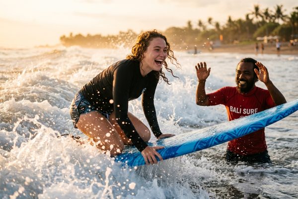 Canggu Beginner Surf Lesson