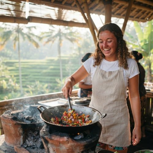 Ubud Organic Cooking Class & Market Tour